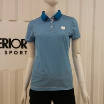 루이까스텔 SS 잔스트라이프 요꼬에리 여성 반팔 티셔츠 뉴코아일산 3LTTS495YPL