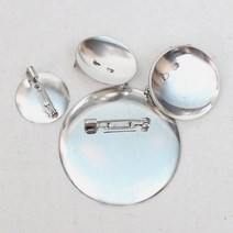 펠트친구 원형핀(8개)/브로치핀/장식용핀/일자핀/원형핀/부자재, 46mm