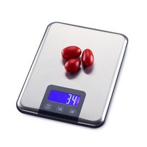 (해외직구) 다이어트 식품 대형 디지털 벤치 주방 슬림 저울 터치 전자 체중, 1개, 기본