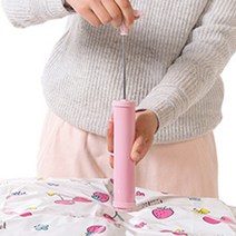 파스텔톤 진공 펌프 의류 이불 공기 진공 압착 겨울 옷 패딩 코트 보관 지퍼백 의류 흡입기 수동 펌핑 압축기
