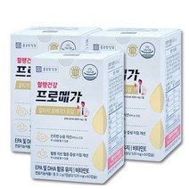 종근당건강 장용성 소형캡슐 혈행건강 프로메가 알티지 오메가3 듀얼 60캡슐, 3박스 3개월, 3개