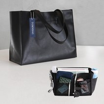 탐앤백 레더 수납 여성 숄더백