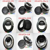 Exakta EXA 마운트 렌즈 용 어댑터 Canon EOS EF Sony E NEX 후지 필름 FX X 마이크로 4/3 Leica M LM 카메, 03 Fujifilm X 마운트