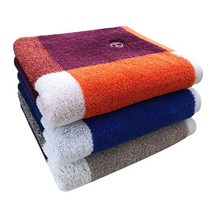 송월타월 스퀘어50 미니 바스타올 250g 40수 코마사, 주황, 5개