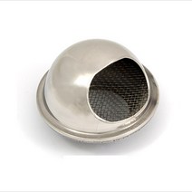 스텐 후드캡 외부벽체용 환기구 환기캡, 은색/75파이