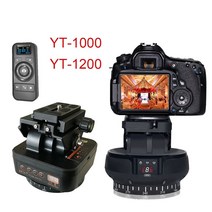 삼각대 헤드 스마트폰홀더 연장 플레이트 일체 유튜브 짐벌 휴대용 캐논 호환 캠코더 dslr 미니 휴대폰 카메라 핸드폰 DSLR zifon yt 1000 yt 1200 회전 팬, 리모컨만