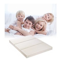 베트남 접이식 천연 라텍스 110KG 75T 바닥매트 토퍼