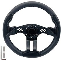 12.5 인치 골프 카트 스티어링 휠 탄소 섬유 골프 카트 클럽 카 ds amp 선례 ezgo txtrxv 야마하 골프 카트 핸들, 5115f
