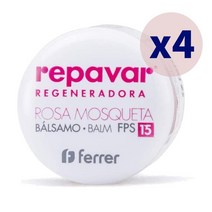 Repavar 리파바르 로즈힙 립밤 단지형 SPF15 10ml 4개