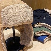 버클달린 뽀글이 군밤장수 모자 트루퍼햇 카키 네이비