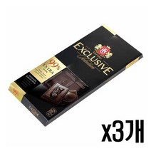 익스클루시브 다크 초콜릿 99% 90g, 3개