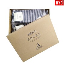BYC 남성용 패션 정장양말 링글패턴 30호