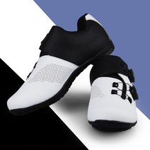 라르고 스피드 경량 스피닝 로드 엠티비 평페달 슈즈, 40(250mm), 블랙/화이트 (VT-05)