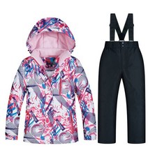 주니어스키복 키즈 아동 어린이 스키복 스키 복 브랜드 새로운 방풍 방수 스노우 재킷 겨울 소녀 스키 및 스노우 보드 재킷 269
