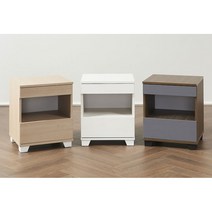 책보관용이 서랍형 침대옆 침실협탁 400(3컬러) 인테리어 유럽풍 테이블, 화이트