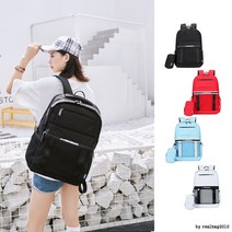 여행 직장인 학생 가방 넉넉한 수납 메쉬포켓 백팩 4color