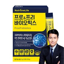 뉴트리원 프로 & 프리바이오틱스 유산균배양건조물 4중기능성 포스트바이오틱스 프락토올리고당 아연 판토텐산 장건강 배변활동, 1box(1개월분), 30포