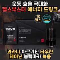 필수아미노산 BCAA 헬스부스터 음료 L아르기닌 테아닌 삼대오백 BOOSTER 고카페인 에너지드링크 류신 녹용 식약처 해썹 인증 블랙마카 과라나 타우린 운동전부스터 비타민C 칼슘
