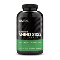 Optimum Nutrition Superior Amino 2222 Tablets Complete Essential Amino Acids EAAs 160 Count (Packagi