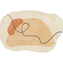 디자인러그 불규칙한 미니멀리스트 아트 카펫 거