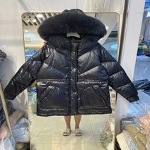 겨울 후드 90 화이트 덕 다운 코트 여성 패션 큰 여우 모피 재킷 레이디 캐주얼 두껍고 따뜻한 외투