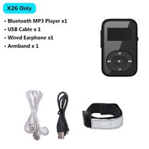 MP3 Deelife Running MP3 Play Bluetooth with Clip, X26 MP3 플레이어, 협력사, 8GB