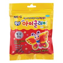 아모스-2500 탱탱 아이클레이(50g-빨강) M603493, 1ea