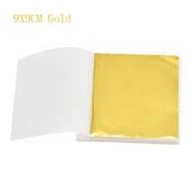 페이퍼크래프트 동물 종이공예 모조 골드 실버 호일 종이 잎 금박 DIY 예술 공예 생일 파티 웨딩 케이크 디, 한개옵션1, 01 Gold