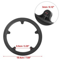 스프라켓 자전거 x autohaux 크랭크 셋 보호 커버 크랭크 체인 휠 링 가드 프로텍터 스프로킷 링 40t42t 46t 48t 52t45 구멍, 44t 8.5cm 5홀