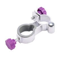 파라솔고정홀더 타프 폴대 고정받침대 클립 브래킷 마운트 홀더 범용 액세서리 우산 스탠드 접이식 고정 낚시 의자 야외 알루미늄 합금 클램프 도구, 보라