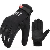 바이크 장갑 라이딩 글러브 Suomy시티 터치 스크린 방수 오토바이 모터크로스 레이싱 라이더 블랙, L