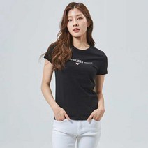 [게스] 여성 게스 바 로고 반팔티 OM2K0555