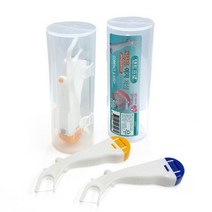 휴대용 거울케이스 교정용 치아 교정기 전용 치실 교정 특수 치간 실 솔 스틱 칫솔 막대