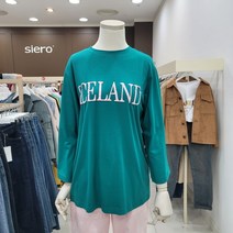 시에로 ICELAND 프린트 7부 티셔츠-SE3TSF157
