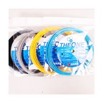 나크 더원 6각폴리 벌크형 1.18mm/12M 테니스거트, 옐로우