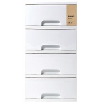 창신 4단서랍장 정리수납장 생활 리빙용품 틈새서랍장 블랑서랍장 25 4단 255x340x504 (1개)