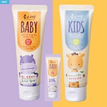 닥터초이스 유아 어린이 좋은 치약 천연 무불소 저불소 베이비 키즈 2개 구매시 여행용, 스텝1-베이비