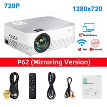 빔프로젝터 플레이어 zdssy q5 4500 루멘 지원 풀 hd led 미니 홈시어터, 미러링 버전, 나는 플러그
