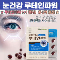 눈건강 영양제 루테인파워 눈루태인 마리골드꽃 밝은 눈 비타민A 아연 알 약 형태 시력 스마트폰 직장인 청소년기 부모님 영양제 1+1