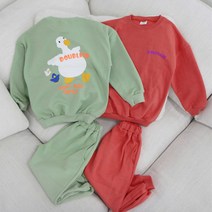 [우연] 주니어 남여공용 봄옷 초등학생옷 데일리룩 봄에 입기 좋은 화사한 컬러감 세트복 봄 상하복