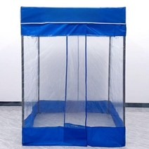 방수발렛주차천막 바람막이 방풍 텐트 부스 야외 흡연실 농기계 보관 창고, 3x3 4투명천