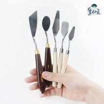 내구성이뛰어난 미술용나이프 미술나이프 팔레트나이프 3종5종, 3종 set