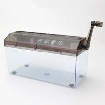 수동 파쇄기 분쇄기 가정용 소형 미니 세절기 문서, 블랙