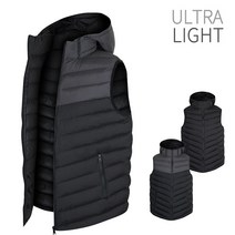 디바옴므 후드 탈부착 헤비 경량패딩 조끼