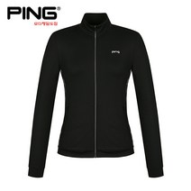 [아울렛 백화점] PING 골프 PING-2022년 봄 여성 사이드 배색 집업 점퍼 121B1JP251_BK(1204923)