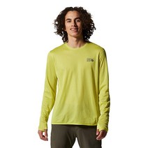 Mountain Hardwear 남성용 표준 에어메시 긴소매 크루 카스피안 S