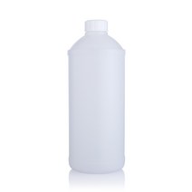 플라포유 PE 용기 1 000ml /1L 환(미창) 용기 - 반투명 [80개입], 고주파 씰링 타입