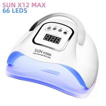 2GIDA 네일아트드라이어 LED 네일 램프, 2.SUN X12 MAX White - US plug