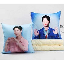 연예인쿠션 아이돌배게 전신쿠션 인쇄 주문제작합니다, 양면 인쇄 쿠션 속 포함  33x33cm 주문제작