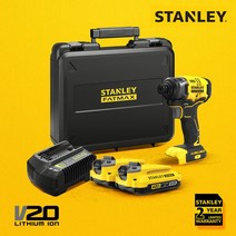 스탠리 브러쉬리스 임팩 드라이버 SBI810D2K, 1세트